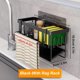 thumbnail image 4 of XHSGX Organizador fregadero cocina multifuncional porta toallas esponjas metal dispensador jabón drenante, 4 of 7
