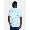 thumbnail image 3 of Birdie Bound Men's Toucan Prism Print Polo Top, Sizes S-3XL, 3 of 5