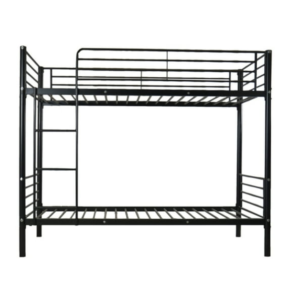 Alvantor Twin Bunk Bed,Twin over Twin Heavy Duty Metal Bunk Bed with Safety Guard Rails & Flat Ladder for Kids Teens Adults