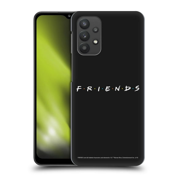 Head Case Designs Officially Licensed Friends TV Show Logos Black Hard Back Case Compatible with Samsung Galaxy A32 5G / M32 5G (2021)