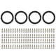 thumbnail image 1 of Anillo de borde de rueda RC Beadlock Rueda Llanta Anillo de repuesto 4PCS Compatible con 1/10 TRX4 SCX10 90046 90047 RC Car 1.9in Ruedas Llantas Meterk  Anillo de borde de rueda, 1 of 6