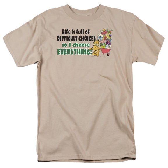 Garfield - Difficult Choices - Short Sleeve Shirt - X-Large
