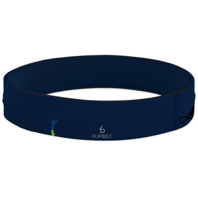 Riñonera para correr FlipBelt, talla XL, azul medianoche