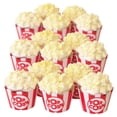 thumbnail image 6 of Popcorn Cupcake Wrappers - Red and White Striped - Cute Circus Party Supplies and Carnival Decorations - Movie Night Theme - Easy Set Up For Birthday Parties and Celebrations - Set of 48, 6 of 7