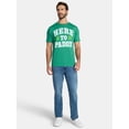 thumbnail image 5 of Saint Patrick's Day Men's Here to Paddy Clover Graphic Tee by Way to Celebrate, Sizes XS-5XL, 5 of 5