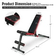 thumbnail image 3 of Spaco Multi-function Weight Bench with Adjustable Backrest, Home Gym Sit Up Bench for Glute & Ab Workouts, 3 of 9