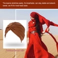 thumbnail image 4 of Jumpingount Turbante musulmán Hijabs Gorras Sombreros Elasticidad Quimio Pacientes Sombreros rosa Sombreros café Jumpingount AP010748-07B, 4 of 6