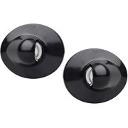 License Plate Lights Lamp Lens Black Housing Compatible with 1999-2015 F150 F250 F350 F450 F550 Super Duty Bronco Excursion Expedition Explorer Ranger Pickup Truck Step Bumper, Pack of 2