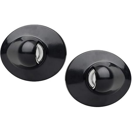 License Plate Lights Lamp Lens Black Housing Compatible with 1999-2015 F150 F250 F350 F450 F550 Super Duty Bronco Excursion Expedition Explorer Ranger Pickup Truck Step Bumper, Pack of 2