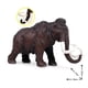 thumbnail image 5 of Hiawbon Mammoth modelo figurita simulada Mammuthus de plástico realista para colección de animales Adepaton LH-0859, 5 of 8