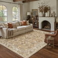 thumbnail image 2 of BERTHMEER 9'x12' Large Taupe Vintage Oriental Traditional Distressed Area Rugs for Living Room Bedroom Dining Room Farmhouse Machine Washable Non-slip, 2 of 8