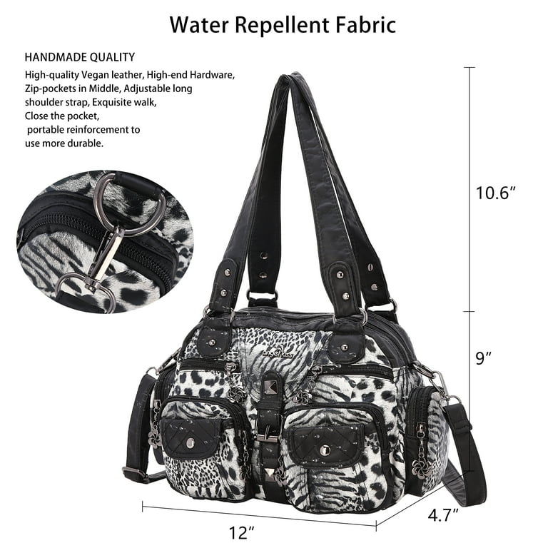 Angel Kiss Vegan Leather Handbags, Small Hobo Purses for