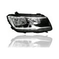 thumbnail image 3 of Headlight Assembly - Compatible/Replacement for '18-21 VW Volkswagen Tiguan S/SE/SEL/SEL R-Line/Jet-Black-Only - Halogen With LED Daytime Running Light - Pair, Left + Right Set - 5NL941006, 5NL941005, 3 of 4