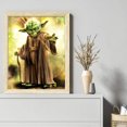 thumbnail image 2 of Kit Punto Cruz Yoda Impreso Hilo Algodón Ecológico Bordado 11CT 40x50cm, 2 of 9
