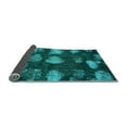thumbnail image 2 of Ahgly Company Indoor Rectangle Abstract Light Blue Modern Area Rugs, 2' x 4', 2 of 4