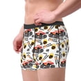 thumbnail image 2 of Sikiie Monster truck Print Men's Boxer Briefs, Elastic Waistband Boxer Briefs Leggings-Small, 2 of 5