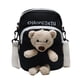 thumbnail image 3 of De lona Casual bolso mujer bolsas oso de peluche Cuco decoración Likrtyny chicas bolsas de mensajero de hombro mujer diario pequeñas bolsas bolsos de hombro, 3 of 6
