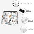 thumbnail image 3 of Honeii Puppy Men's Underwear Boxer Briefs Pack, ComfortSoft Boxer Brief for Men, Moisture-Wicking Breathable-Medium, 3 of 5