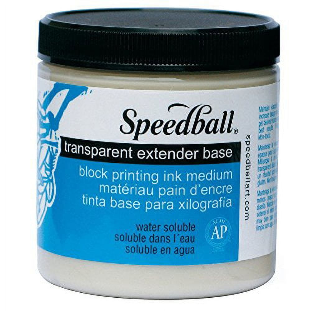 Speedball Fabric Block Printing Ink 2.5 oz / Transparent Extender Base