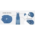 thumbnail image 5 of Adjustable Strap Sleeveless Women Loose Denim Overall Wide Leg Jumpsuit, 5 of 5