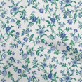 thumbnail image 1 of oneOone Rayonne Tissu Blanc Jacobée Robe Florale Tissu Tissu Imprimé par la Cour 56 Pouces de Large, 1 of 4