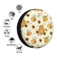 thumbnail image 5 of XMXY Cartoon Honey Bees Sweet Spare Tire Cover, Universal Waterproof Cover for Jeep RV Tire Wheel Protection, 15 inch, 5 of 8