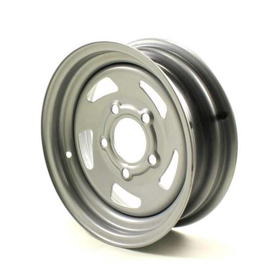 12X4 5-Lug on 4.5" Silver Blade Trailer Wheel