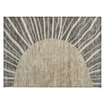 thumbnail image 2 of Addison Rugs Chantille Indoor/Outdoor Transitional Abstract Chocolate Washable Rectangle Rug, 1'8" x 2'6", 2 of 6