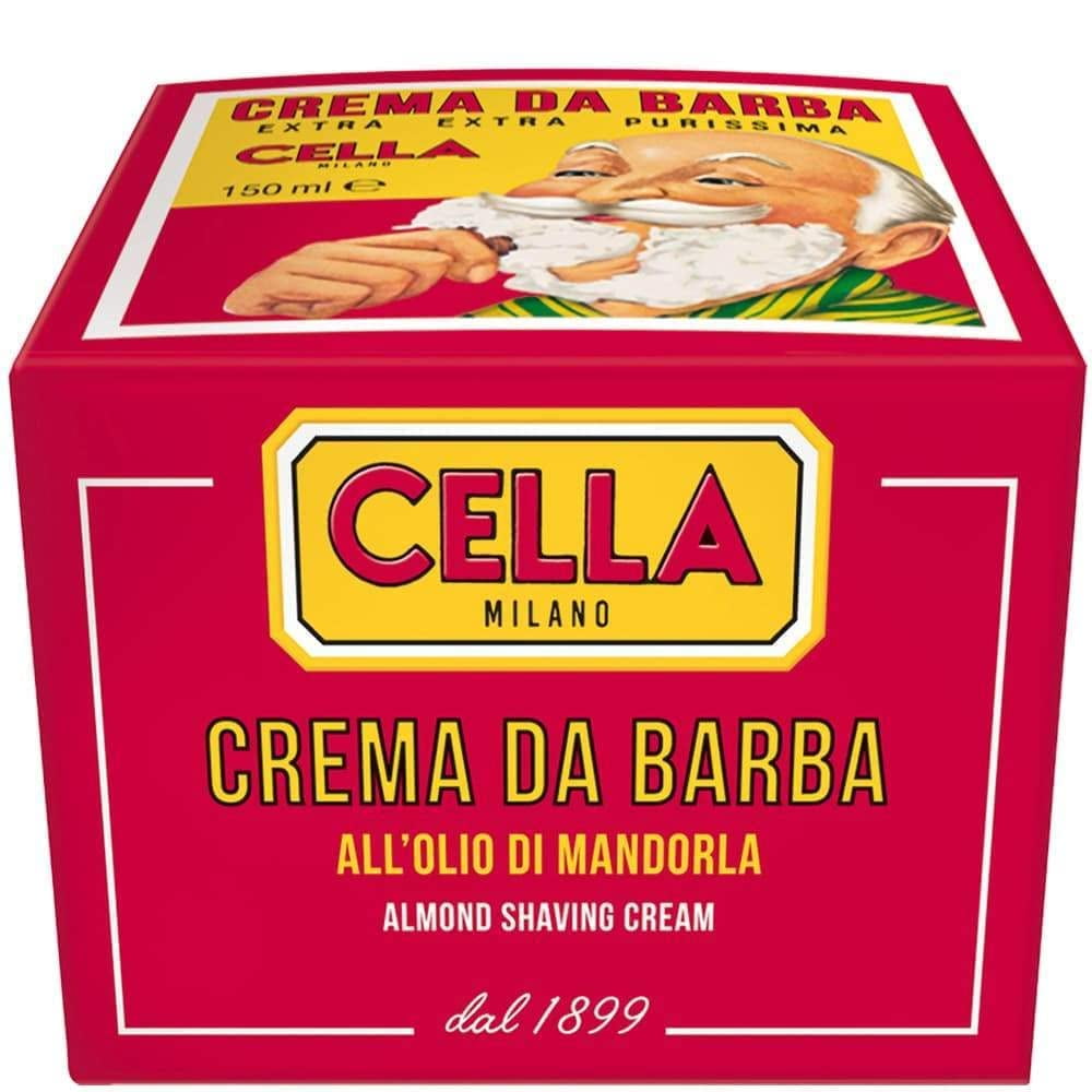 Cella Milano Classic Almond Shave Cream/Soap With Tallow, 150 Gm, Made ...