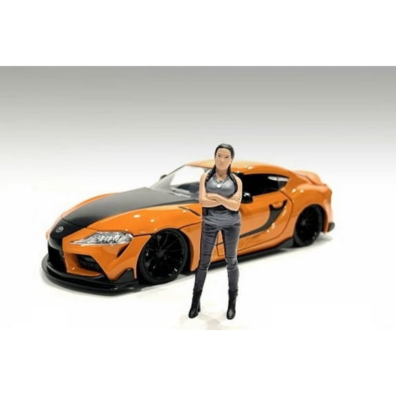 Car Meet 3 Figure 7, Gray - American Diorama 76332 - 1/18 scale Figurine - Diorama Accessory