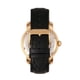 thumbnail image 3 of Reloj REIGN Kahn para hombre con correa negra y caja de oro rosa, 3 of 3