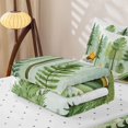 thumbnail image 5 of catabedysis Watercolor Camping Zipper Full Size Comforter Sets with Fitted Sheet and 2 Pillowcases,Tropical Botanical Tree Zipper Bedding Set For Boys,Multicolor,Reversible,4 Pieces, 5 of 7