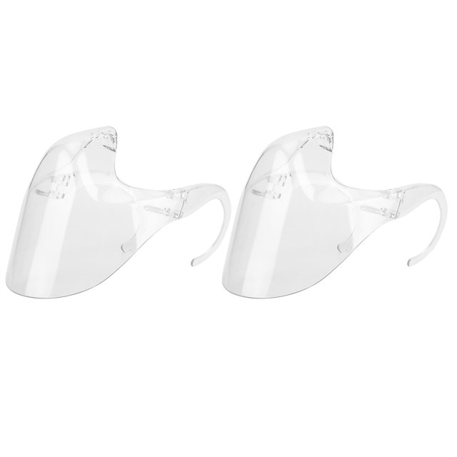 Cubierta facial, 2 piezas de protección facial de seguridad acrílica antivaho transparente. El protector facial mejora tu experiencia