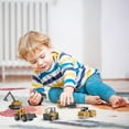 thumbnail image 2 of Vehículos de construcción Metal Plástico Excavadora Coche de juguete para niños a partir de 3 años, Set de regalo 6 piezas, 2 of 7
