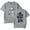 Grey, variant on Canserbero Merch T-shirt Retro Print Casual Short Sleeve Men And Women Fashion Street Wear