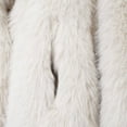 thumbnail image 6 of HTNBO Women's Faux Fur Coat Long Sleeve Fluffy Jacket Open Front Furry Winter Shaggy Short Coat Outwear, 6 of 7
