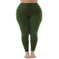 thumbnail image 2 of Leggings For Women Stretch Is Comfort Cotton/Spandex Plus Size Leggings Womens Pants, 2 of 6