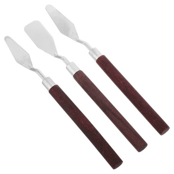 OUNONA 3PCS Painting Tools Set Artists Knives Paint Mixing Knives Acrylic Paints Tools Oil Paints Palette Knife Set for Art and Craft Projects