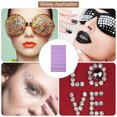 thumbnail image 5 of 1394Pcs 4mm/6mm Rhinestone Stickers for Crafts, 4 Sheet Round Rhinestone Sticker for Scrapbooking, Deep Purple, 5 of 5
