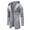 Gray, variant on Men's Coats Men's Jacket Hooded Outerwear Solid Color Casual Jacket Loose Fit Holiday Tops Dark Gray