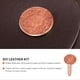 thumbnail image 5 of 25 Sets Copper Rivet Burrs Washer,3/4 Inch Long Leather Copper Rivet Fastener,for Wallets Leather DI, 5 of 5