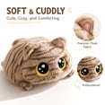 thumbnail image 2 of Squishy Cat Stuffed Animal with Ultra-Soft Plush and Round Eyes, 1 Pack, Brown Tabby, for Kids and Relaxation, Toy, 2 of 4
