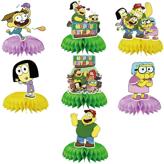 Big City Greens Honeycomb Centerpieces Table Toppers Decorations for Birthday Party Decor Supplies