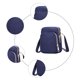thumbnail image 4 of Bolso de hombro de nailon para mujer | Monedero con cremallera de 3 capas | Bandolera cruzada para teléfono y artículos esenciales | Rojo, morado, azul, negro y gris, 4 of 6