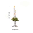 thumbnail image 3 of Oxodoi Clearance Christmas Wax Candlesticks,Table Candlesticks Hotel Mall Decorations Christmas Tree Decorations, 3 of 3