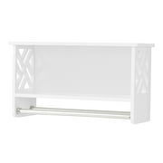 Alaterre Coventry 25"W x 14"H Bath Shelf with Two Towel Rods