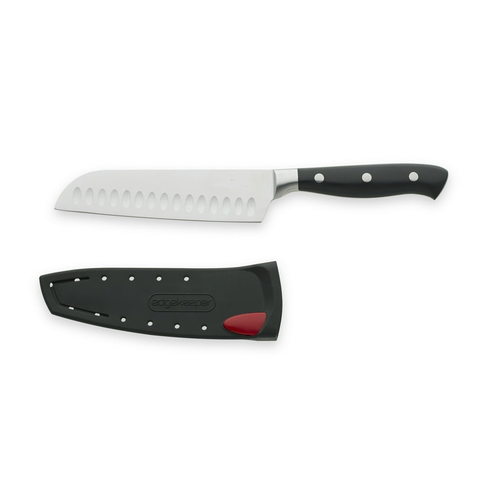 Farberware Edgekeeper 5inch Santoku Knife in Black