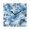 Black, variant on Square Wall Clock Silent Non-Ticking Battery Operated Retro 7.78" Clock for Bedroom Living Room Decor Fluid Indigo Waves
