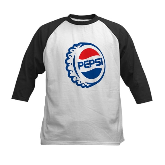 CafePress - 90S Pepsi Kids Baseball T Shirt - Kids Cotton Baseball Jersey, 3/4 Sleeve Shirt