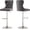 Gray-silver, variant on Westice Velvet Swivel Bar Stools Set of 4 with Tufted Back & Gold Base, Beige